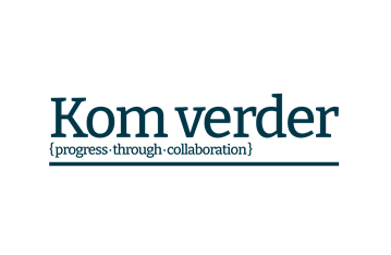 Kom verder logo